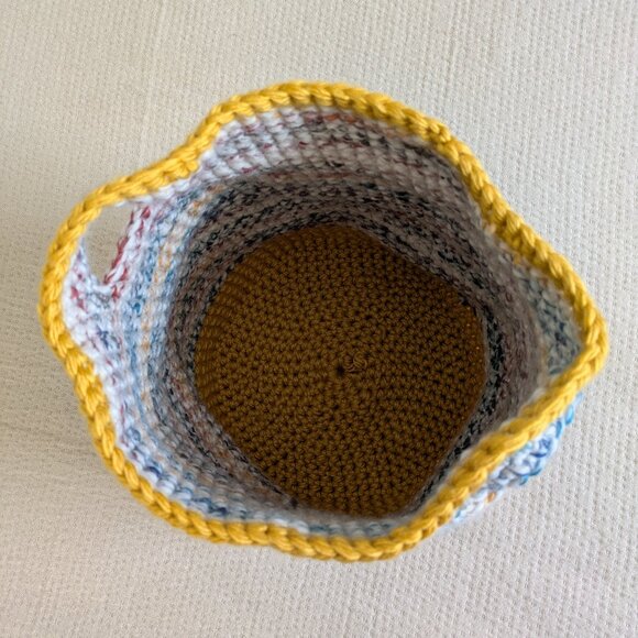 Crochet Basket Handmade - Picture 3 of 7